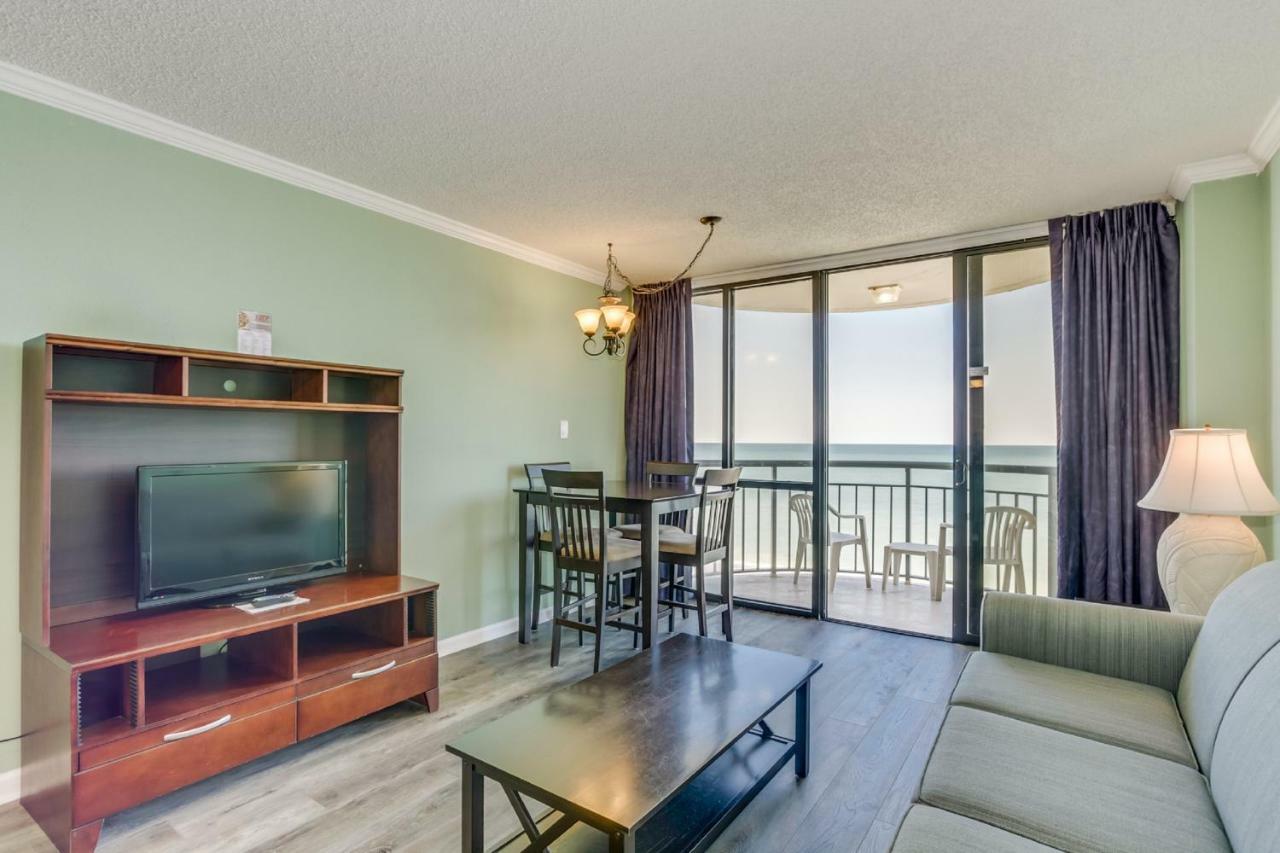 Oceanfront Condo W Balcony King Bed Meridian Plaza Миртл-Бич Экстерьер фото