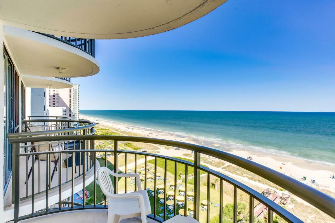 Oceanfront Condo W Balcony King Bed Meridian Plaza Миртл-Бич Экстерьер фото
